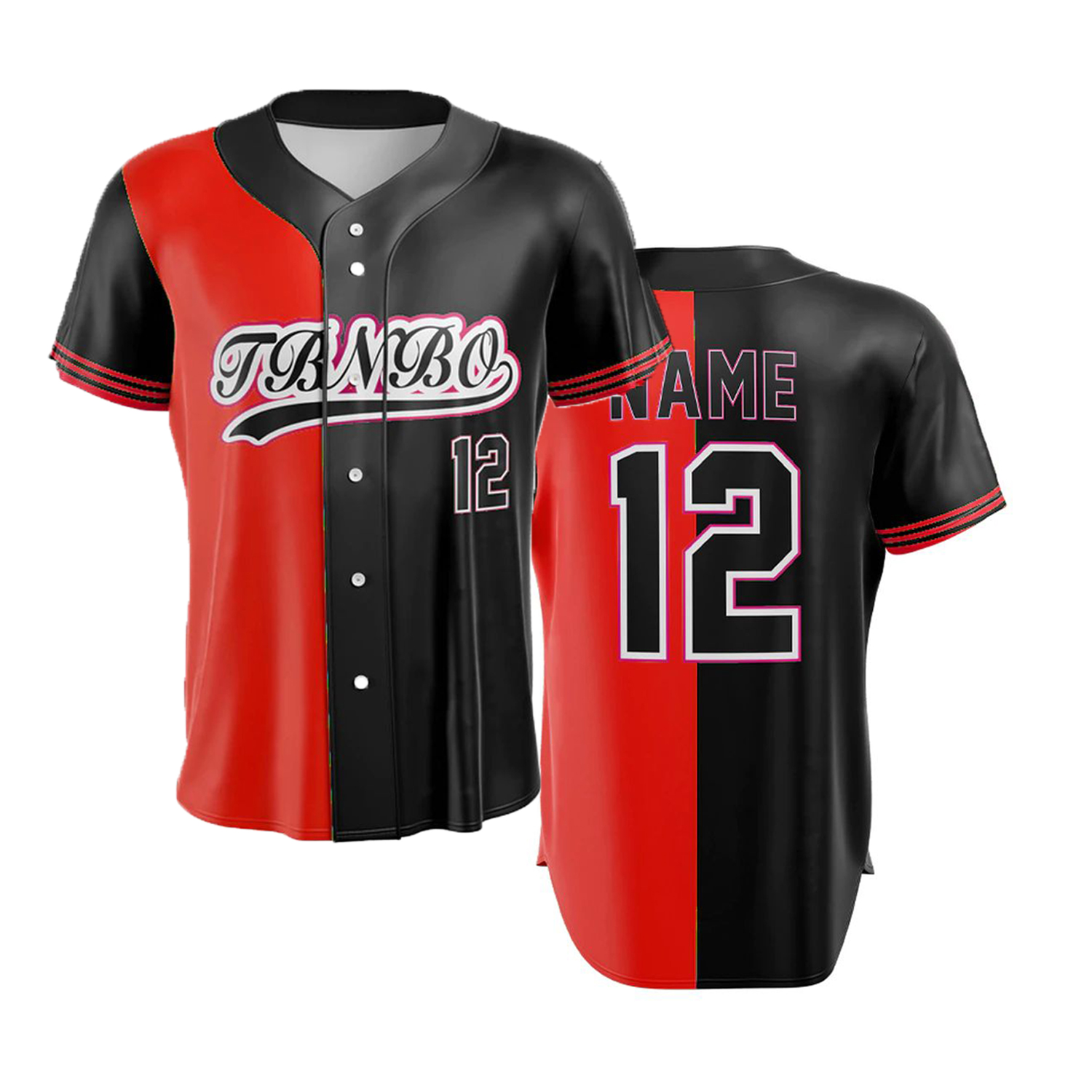 BASEBALL-UNIFORM-3.jpg Moisture Wicking Custom Baseball Jerseys - Image 1