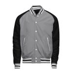 Athletic Style Casual Varsity Jacket for Men